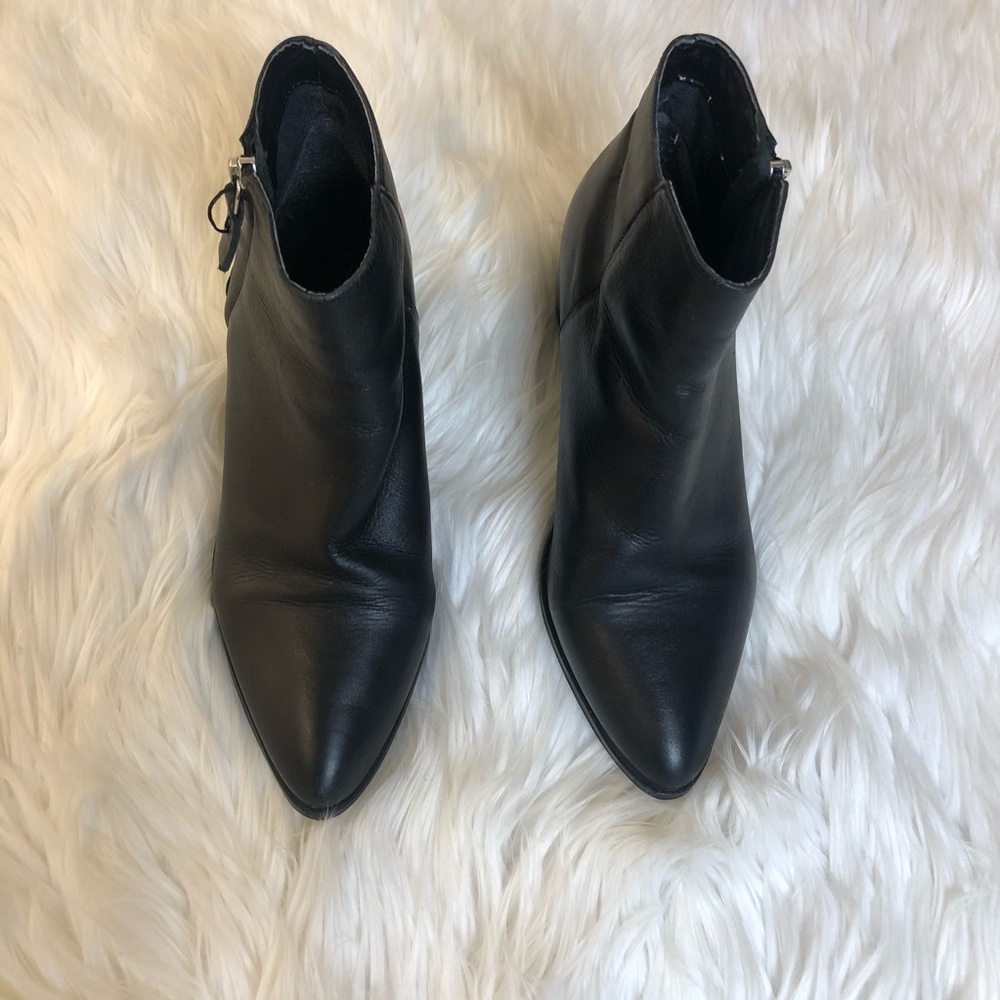 Topshop black booties